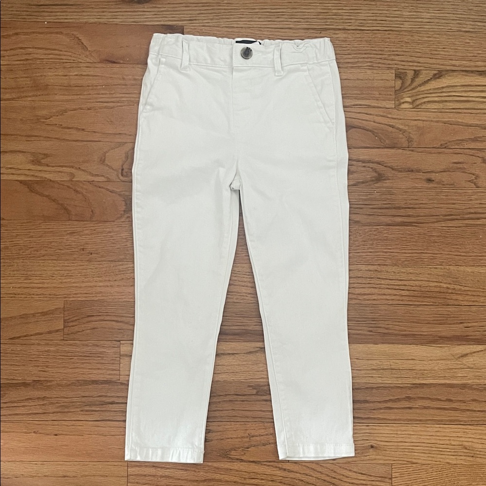 the children’s place white chino pants 4t